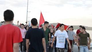 Taksi̇mdeki̇ Eylem Sariyere Siçradi