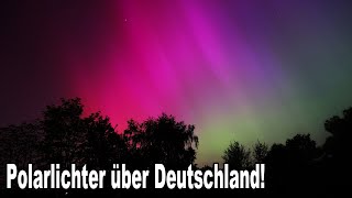 Wunderschön 😲 Polarlichter Über Deutschland (Niedersachsen, Braunschweig)