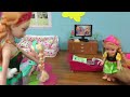 RUNNY NOSE ! Elsa & Anna toddlers - Little Anna is Sick - Afraid of Nose Drops - Sneezing