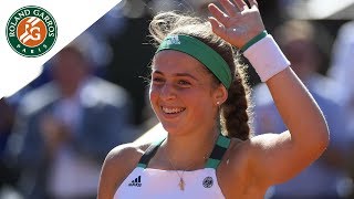 jelena ostapenko v timea bacsinszky best shots womens semi final roland garros