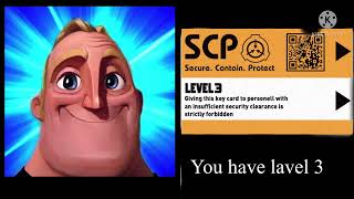 SCP containment breach keycard meme