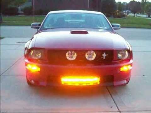 Ford F150 Light Bar >> 2007 Mustang GT/CS Lower Grille Knight Rider LED Light Scanner - YouTube Ford F150 Light Bar >> 2007 Mustang GT/CS Lower Grille Knight Rider LED Light Scanner - YouTube
