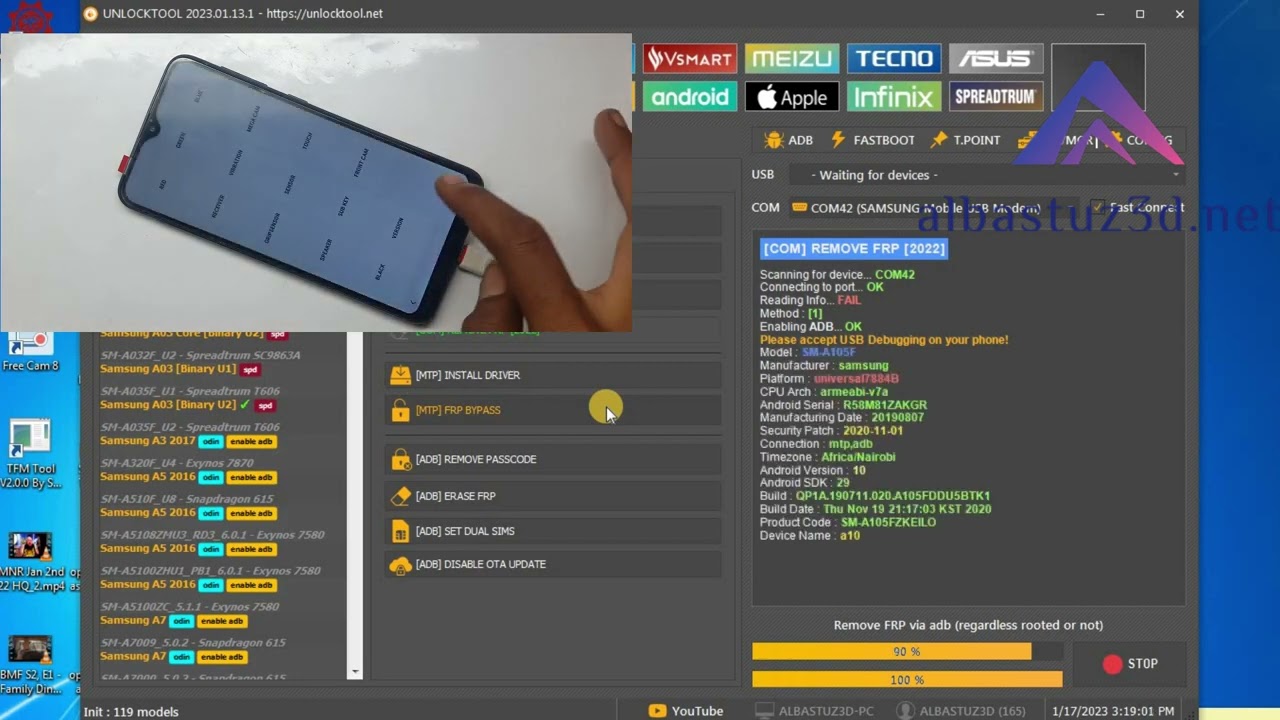 Samsung Galaxy A10 SM A105F FRP Bypass Unlock Google Samsung Galaxy A10 SM A105F FRP Bypass Unlock Google
