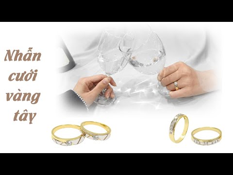 BST Nhẫn cưới vàng tây, Nhẫn cưới đẹp, Wedding Rings