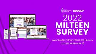 NMFAxBLOOM MilTeen Survey 2022
