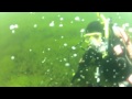 Diving in Lough Owel lake April of 2012