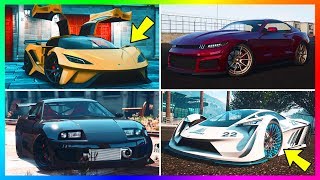GTA 5 Online ALL 11 NEW Unreleased DLC Super Cars/Vehicles - Hidden Details, Secret Features & MORE!