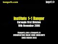 Institute FC v Bangor FC