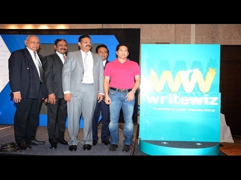 Sachin Tendulkar Launch of Writewiz - BW