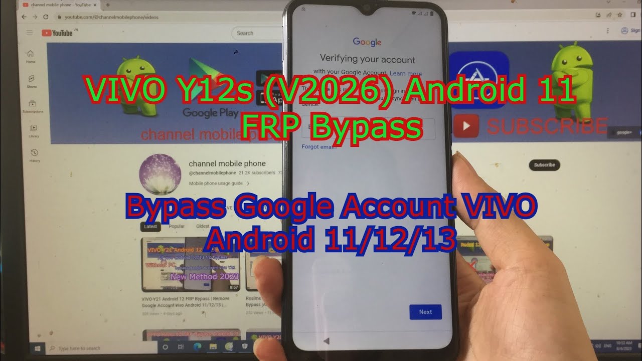 VIVO Y12S (v2026) FRP BYPASS Android 11 | Remove Google VIVO Y12S (v2026) FRP BYPASS Android 11 | Remove Google