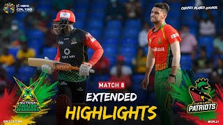 Extended Highlights | St Kitts and Nevis Patriots vs Guyana Amazon Warriors | CPL 2021