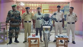 Sonamura Thanani Police Raid Khlaiwi Manjakha 12.96 Gram Heroin, Arrest Khlaijakha Khoroksa
