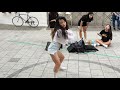 VIVID, NEW BUSKER. LOVELY SCHOOL GIRL. HYUNA 'LIP & HIP' COVER. CUTE ATTRACTIVE.