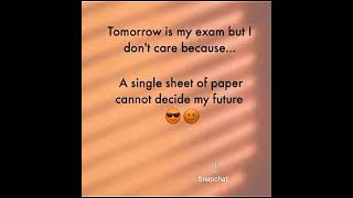 Not Decide My Future
