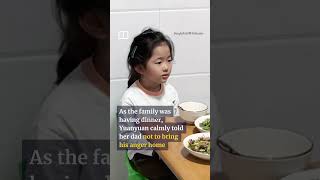 Girl Confronts Angry Dad For Shouting At Mum