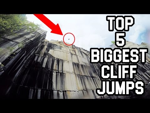 5 Biggest Cliff Jumps Ever Best Of Chase Reinford 5 Biggest Cliff Jumps Ever Best Of Chase Reinford