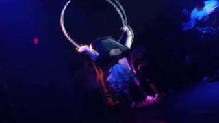 Melissa Coffey Rollerskate Aerial Hoop Madonna Performance at ICON