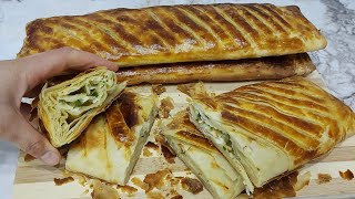3 Malzeme İle Mayasiz Kat Kat Puf Puf Kabaran Si̇vas Katmeri̇ Tari̇fi̇