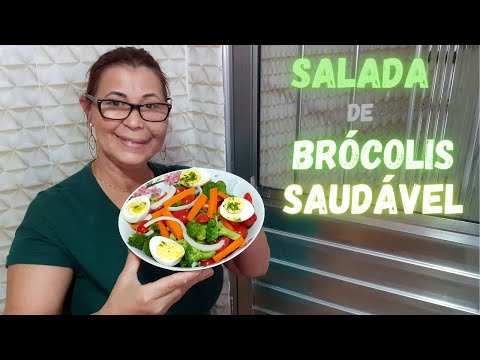 SALADA DE BRÓCOLIS E CENOURA MUITO SAUDÁVEL!!!