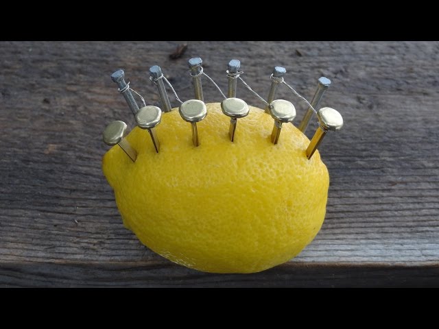 How To Make Fire With A Lemon - Video