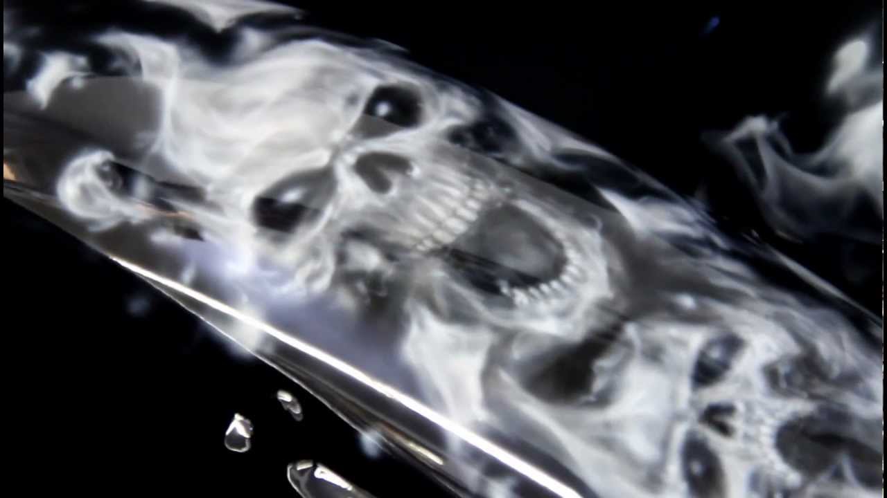 Sick Airbrushing of a Grim Reaper and skulls on a motorcycle - YouTube