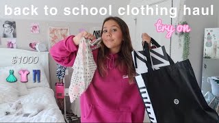 1000 Back To School Try On Clothing Haul