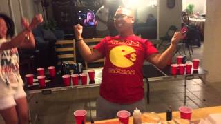 Man Flips Cup On Booty