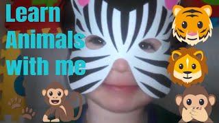 Guess the animal | Learn zoo animals names for kids | Educational video for children with Seb
