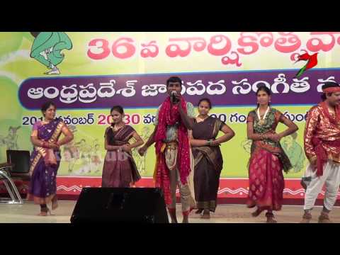 very famous telugu janapada song and folk dance