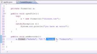 Java Programming Tutorial - 80 - Writing to Files Java Programming Tutorial - 80 - Writing to Files