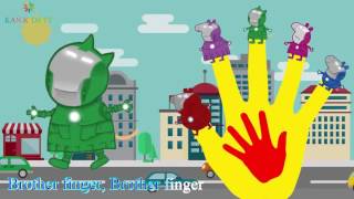 Peppa Pig Iron Man Finger Family Daddy Finger Family Nursery Rhymes For Kids Kan Kids Tv