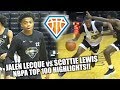 JALEN LECQUE vs SCOTTIE LEWIS!! | The Nation's MOST ATHLETIC Guards GO AT IT