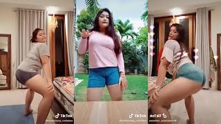 Tiktok!! Goyang Semok ketat tembem atas bawa bikin linu