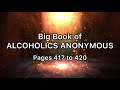 Big Book of Alcoholics Anonymous Page 417 to 420 Daily Reading (Acceptance is the Answer)