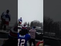 Buffalo bills tailgater breaks his leg jumping from the top o...