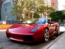 Red Lamborghini Gallardo Spyder
