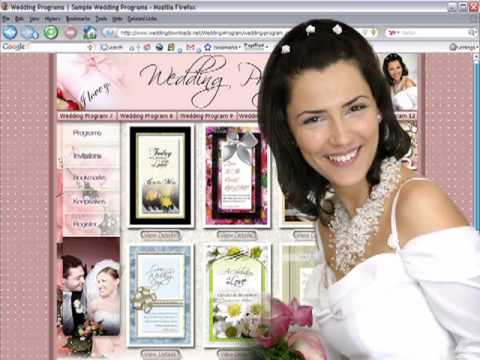 Free Wedding Programs Template Dec 26 2008 949 PM