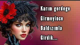 Karım Olmaz Deyince Gerdege Baldızımla Girdik.