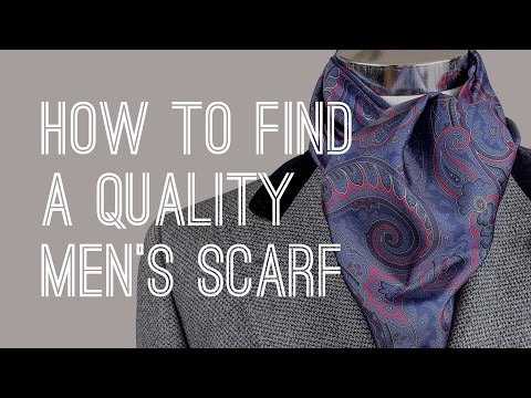 Men Luxury Silk Scarf Business Casual Royal Printing Vintage England Scarves