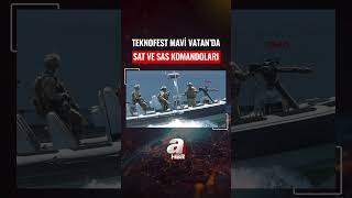 Teknofest Mavi Vatanda Sat Ve Sas Komandolarından Nefes Kesen Gösteri