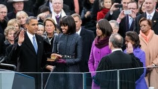 President Barack Obama Takes Oath of Office - Barack Obama's Second Inauguration