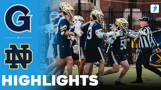 Georgetown Vs Notre Dame Ncaa College Lacrosse Highlights - February 22, 2025