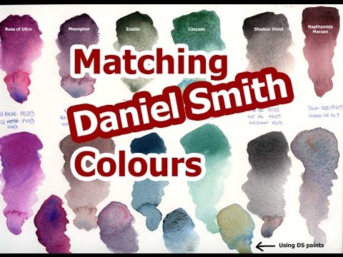 Daniel Smith Watercolor Mixing Chart