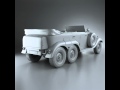 3D Model of Mercedes-Benz G4 Offroader 1939