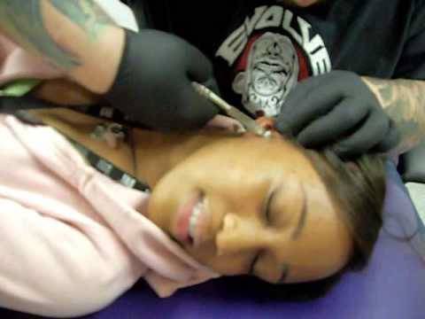 I toOk u guys with me to get my tragus pierced!! :-). Video tags: dondria phatfffat body piercing