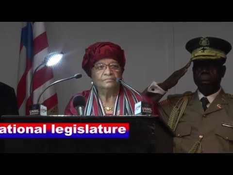 PRES. ELLEN JOHNSON SIRLEAF FINAL STATE OF THE NATION ADDRESS JANUARY 23, 2017