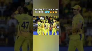 Kids Dont Know About 2018 Csk Team