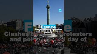 France Clashes Between Protesters And Police On Second Day Of Demonstrations France 24 English