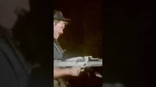 Navy Seal Goes Rambo With An M60 Machinegun