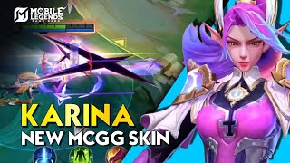 Karina Mcgg Skin Gameplay Keyforget Champion Skin - Mobile Legends Bang Bang